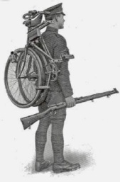Soldat amb bicicleta 1 Guerra Mundial